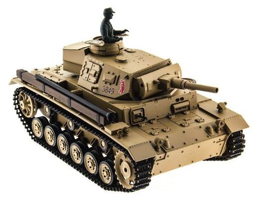 Радиоуправляемый танк Heng Long Panzer III type H Original V6.0 HL3849-1O7.0