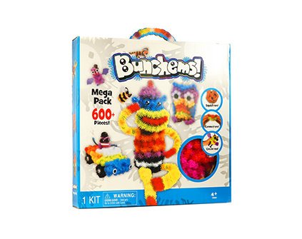 Конструктор-липучка Bunchems Mega Pack 600 деталей