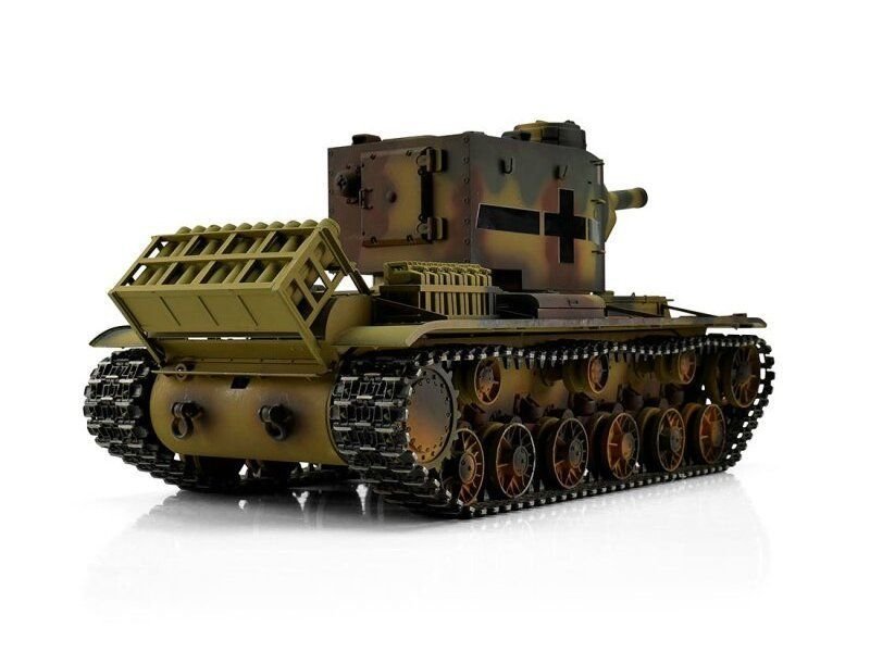 Радиоуправляемый танк Torro KV-2 1/16 откат ствола (для ИК боя), камуфляж V3.0 2.4G RTR TR11409-CA-3.0