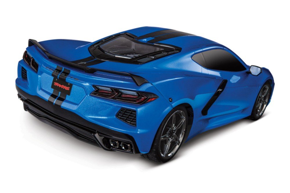 Радиоуправляемый шоссейный автомобиль TRAXXAS SLVR 4-TEC 3.0 C8 CORVETTE BLUE - TRA93054-4-BL