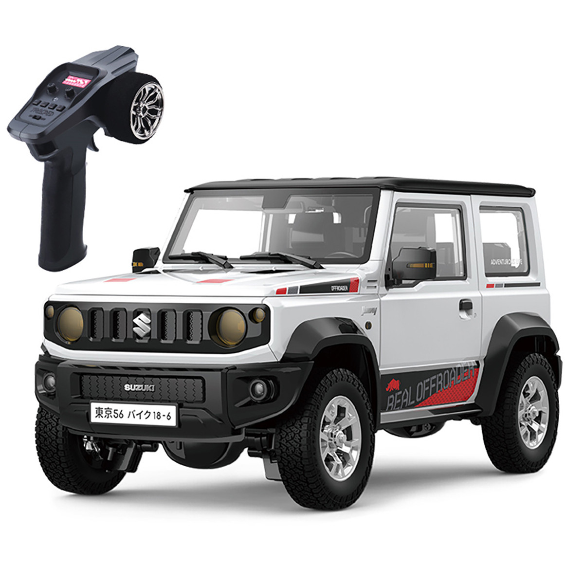Радиоуправляемая машина внедорожник HB Suzuki Jimny PRO 1:16 4WD RTR (свет, выхлоп, Li-Po 5C) - HG4-53-PRO-WHITE