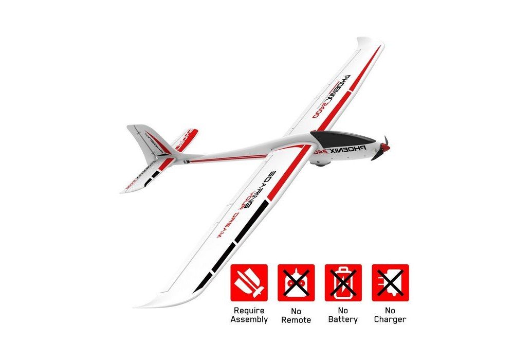 Радиоуправляемый планер Volantex RC Phoenix 2400мм KIT - EXA75903K