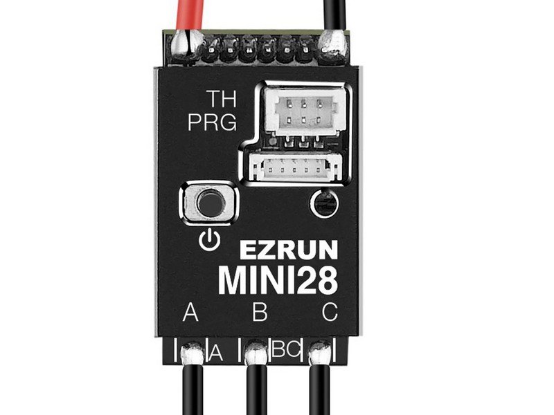 Бесколлекторный регулятор Hobbywing EZRUN MINI28 (30A-80A, 1/28) влагозащищённый - HW-30101300