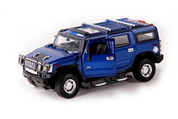 Радиоуправляемая машина джип MZ Model Hummer H2 масштаб 1:24 Meizhi 25020A-BLUE