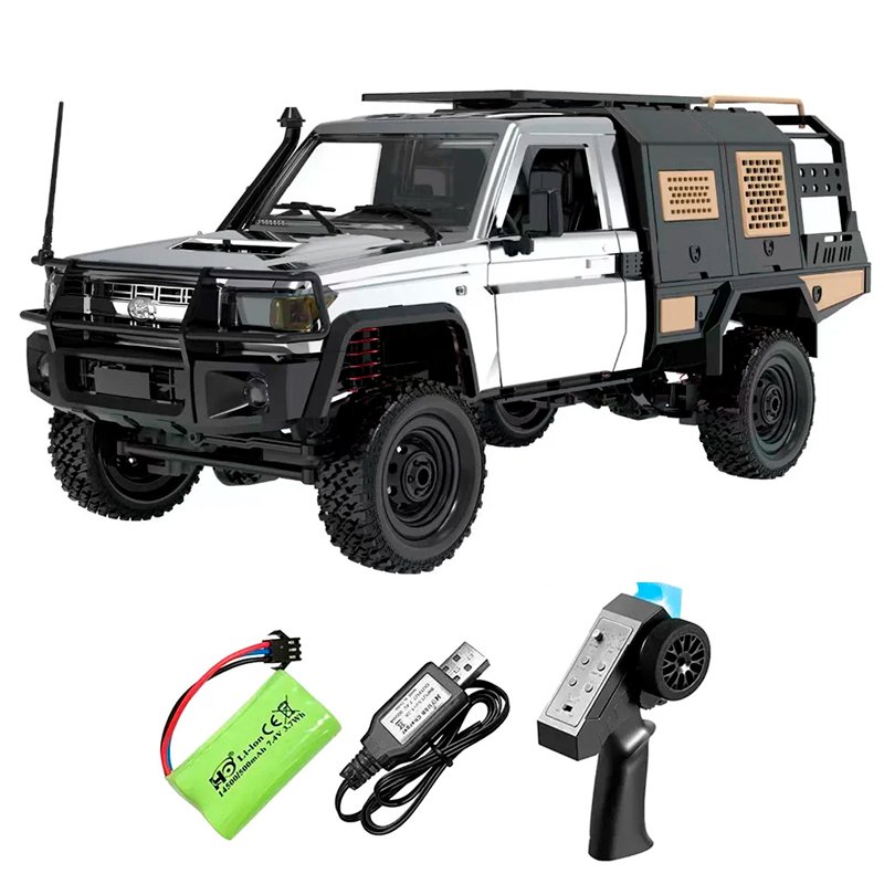 Радиоуправляемая машинка внедорожник MN Model Toyota Land Cruiser LC79 4WD 1:12 - MN-82S-SILVER
