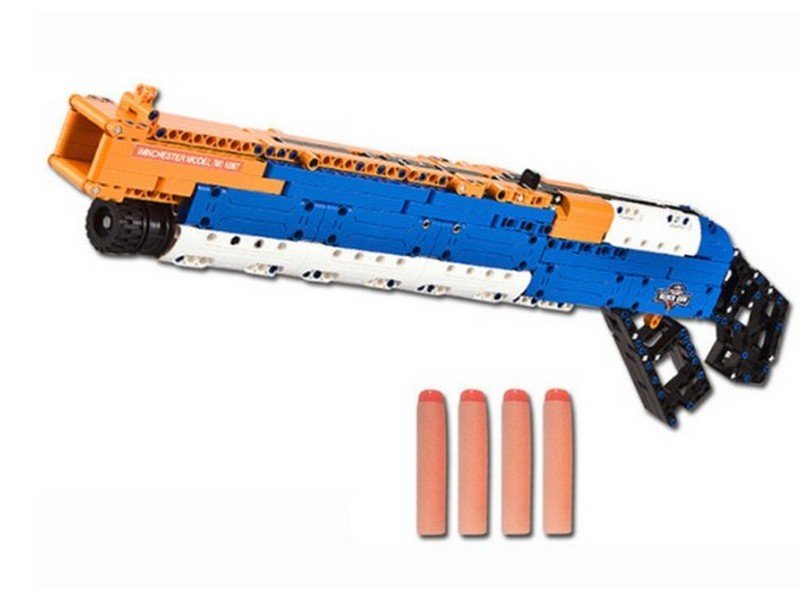 Конструктор CaDA Technic дробовик M1887, стреляет пульками (506 деталей) C81004W