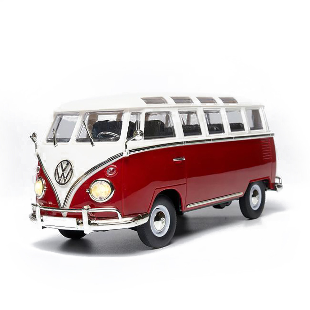 Радиоуправляемая машина минивэн WPL D-52MINI Volkswagen T1 красный 1:16 - WPLD-52MINI-RED