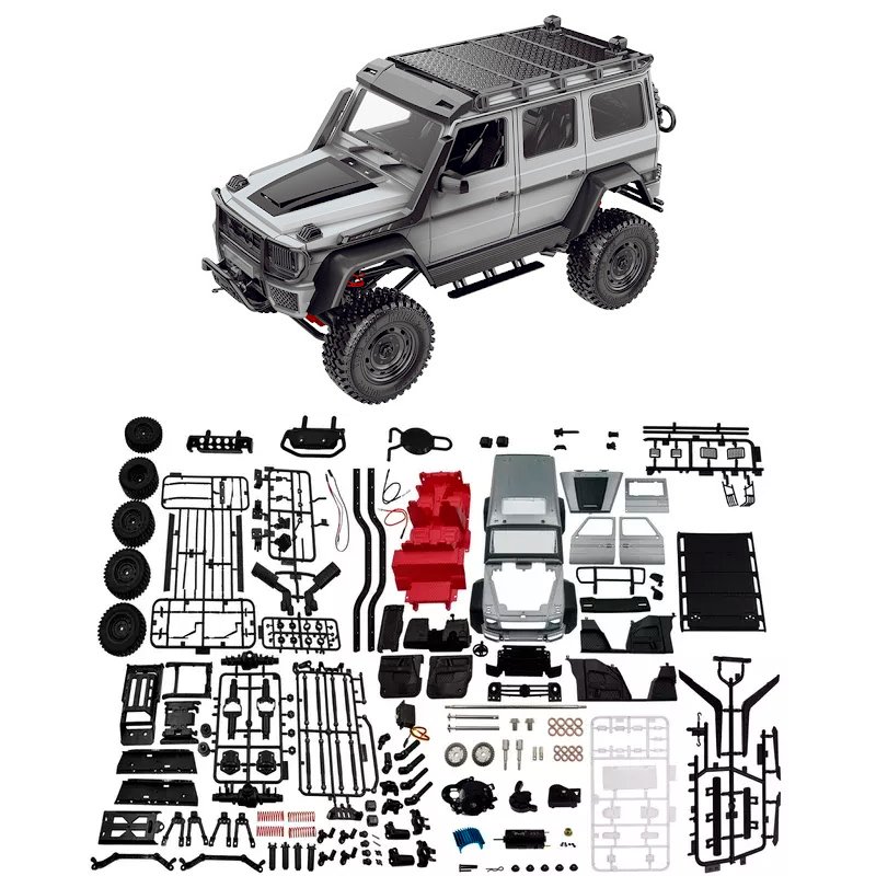 Конструктор для сборки MN MODEL внедорожника Mersedes G500 UPG (зеленый) RTR 4WD масштаб 1:12 2.4G - MN-86KS|GRAY