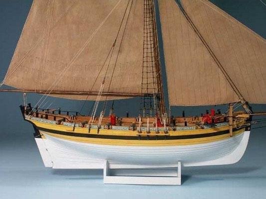 Картонная модель сборная Shipyard кутер HMS Alert (№50), 1:96