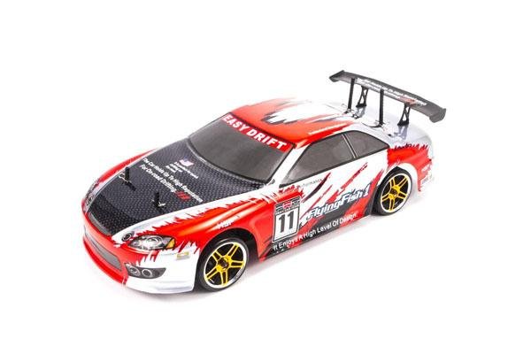 Радиоуправляемая машина для дрифта HSP Drift Flying Fish 1 Top 4WD RTR масштаб 1:10 2.4G 94123TOP