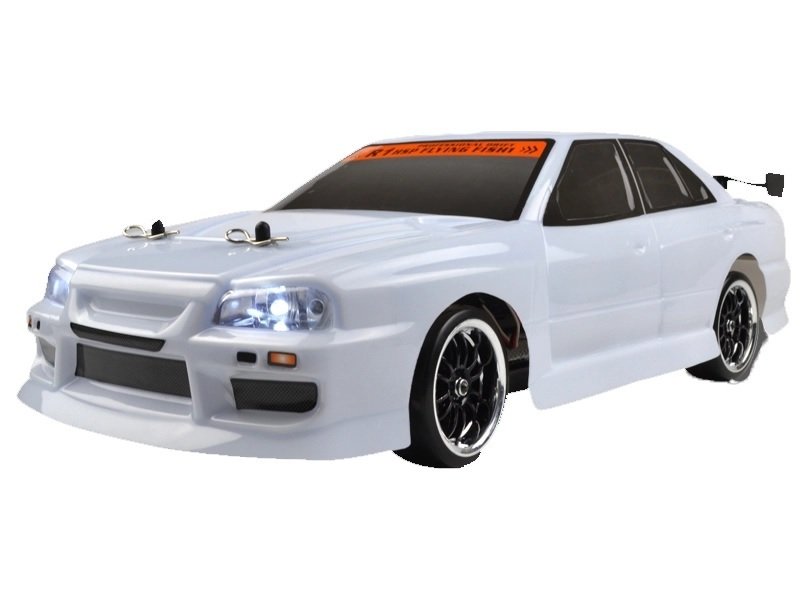 Радиоуправляемая машина для дрифта HSP Flying Fish 1 4WD RTR 1:10 2.4G 94123|12330 White Skyline R34
