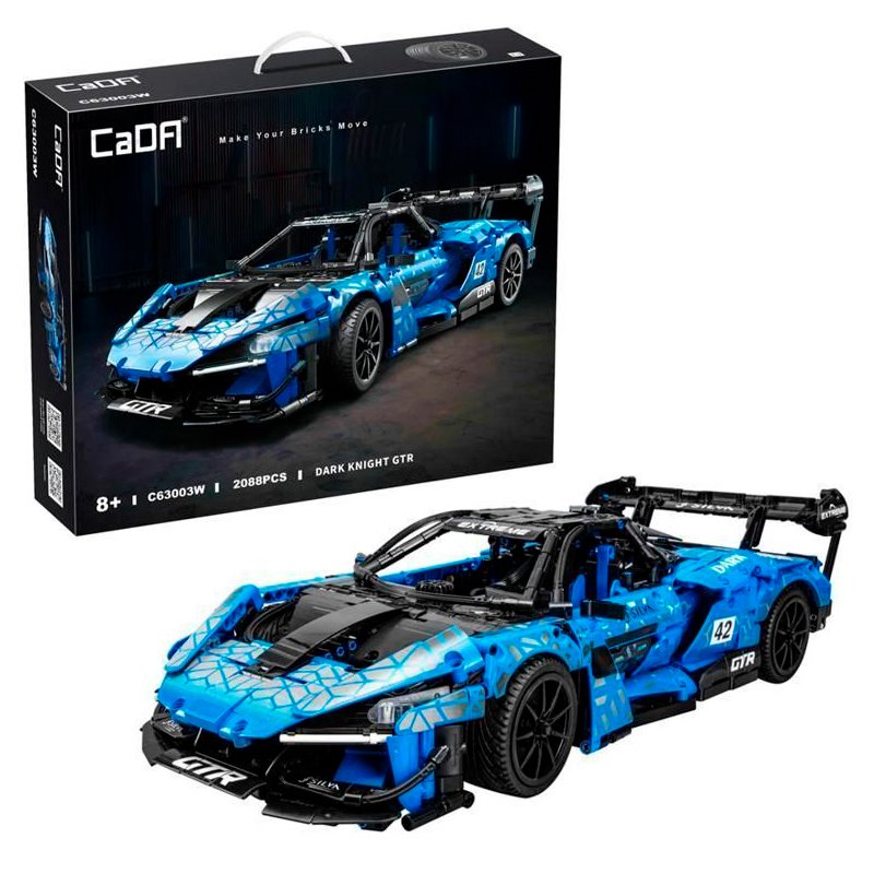 Конструктор CaDA спортивный автомобиль Dark Knight GTR (2088 деталей) - C63003W
