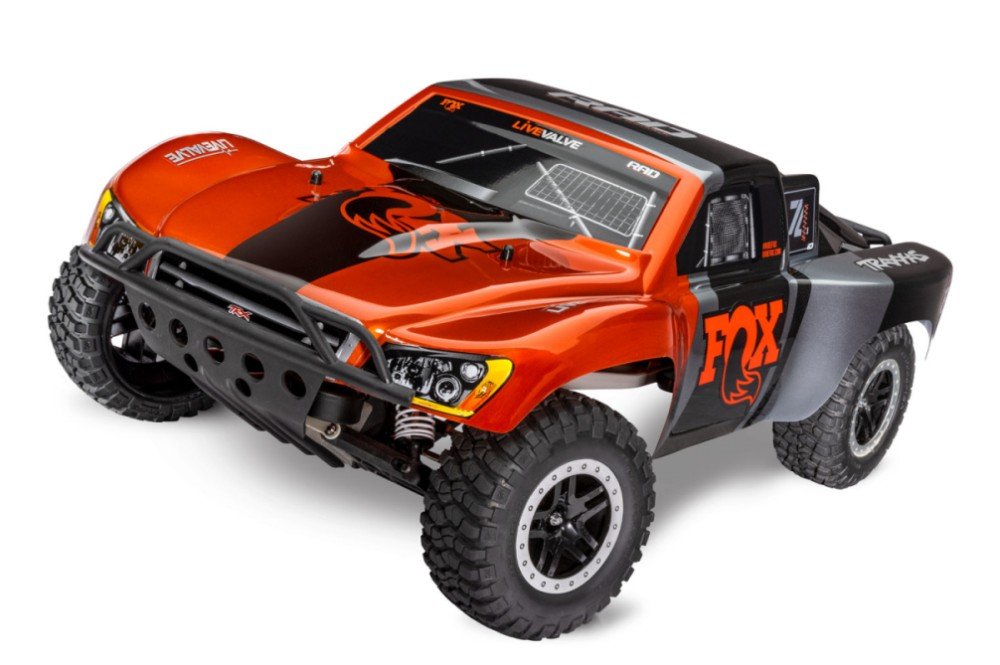 Радиоуправляемая машина шорт-корс TRAXXAS Slash 1:10 2WD VXL TQi Ready to Bluetooth Module TSM - TRA58076-74-FOX