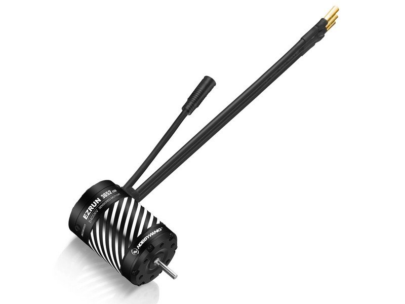 Бесколлекторный мотор Hobbywing EZRUN-3652SD-4100KV-BLACK-G3 (3.175/15мм, 1/10) бессенсорный - HW-30402605