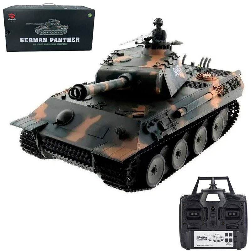 Радиоуправляемый танк Heng Long German Panther 1:16 2.4G - 3819-1 V7.0