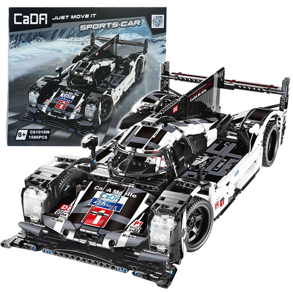 Конструктор CADA спортивный автомобиль Porshe 919 (1586 деталей) C61016W