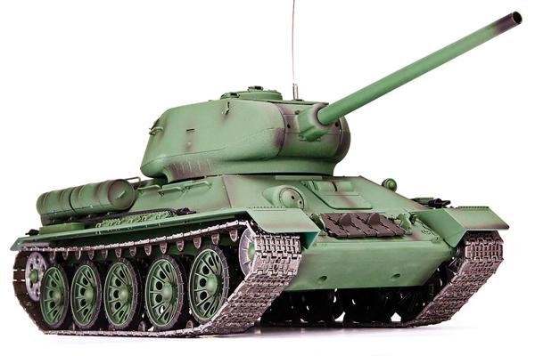 Радиоуправляемый танк Heng Long Russia T34-85 Pro масштаб 1:16 2.4G - 3909-1Pro V7.0