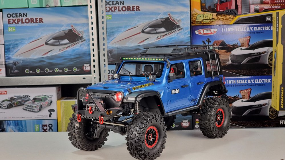 Радиоуправляемая машина краулер WLToys PRO Crawler 4X4 RTR 1/10 104006 Blue