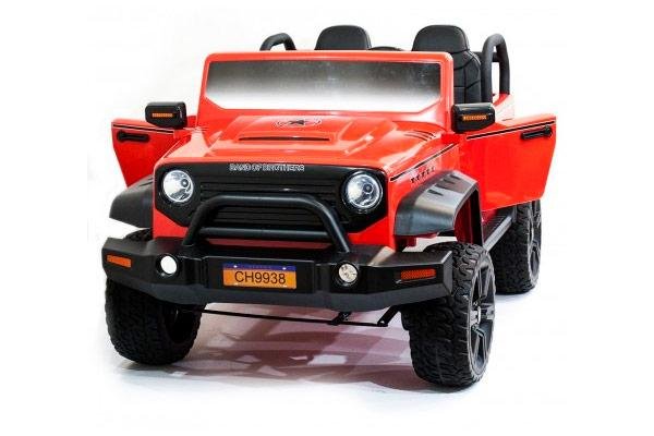 Детский электромобиль Jeep Hunter Red с полным приводом - CH9938-RED