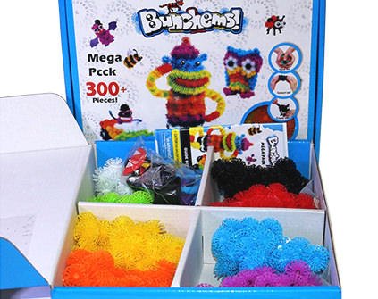 Конструктор-липучка Bunchems 300 деталей