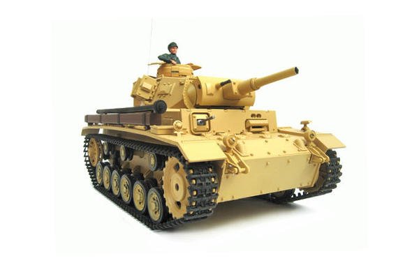 Радиоуправляемый танк Heng Long Tauch Panzer III Ausf H 1:16 3849-1