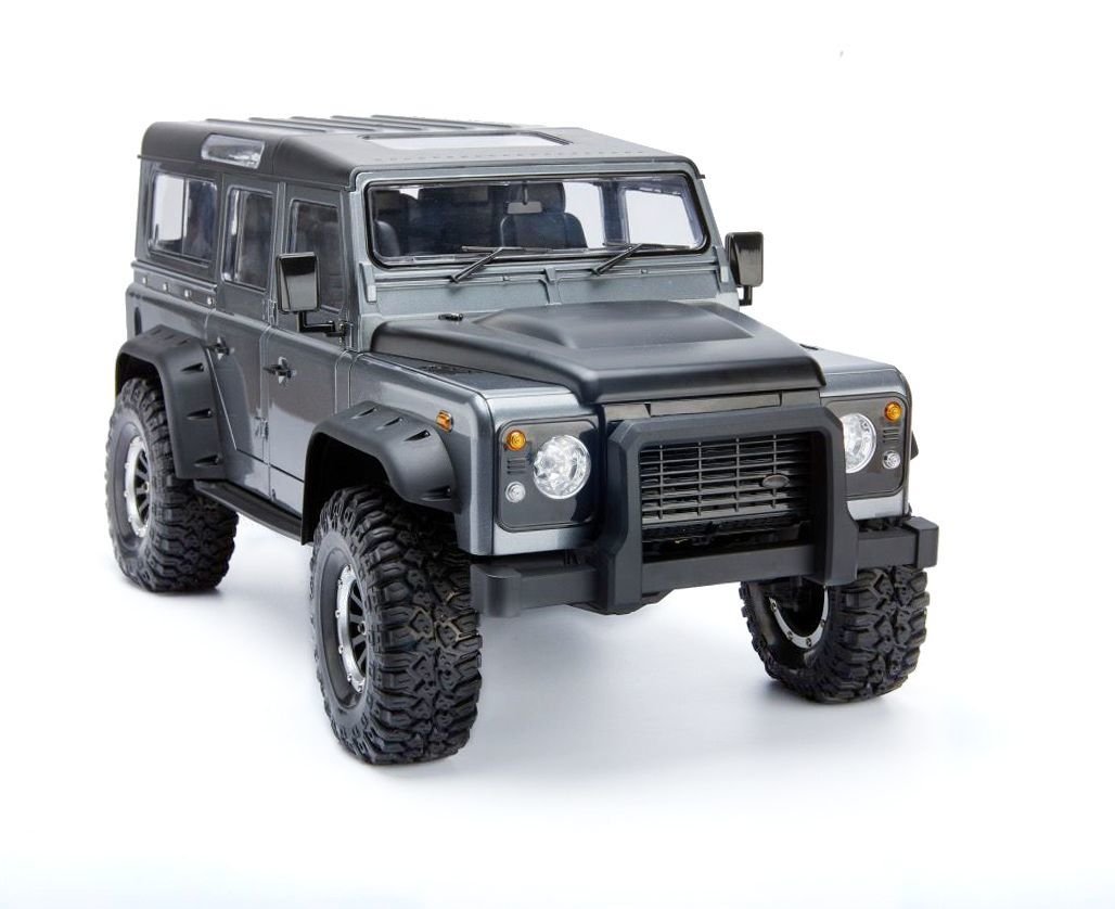 Радиоуправляемая машина трофи Yikong 4104 crawler Defender (Gray) ARTR масштаб 1:10- YK-4104-G
