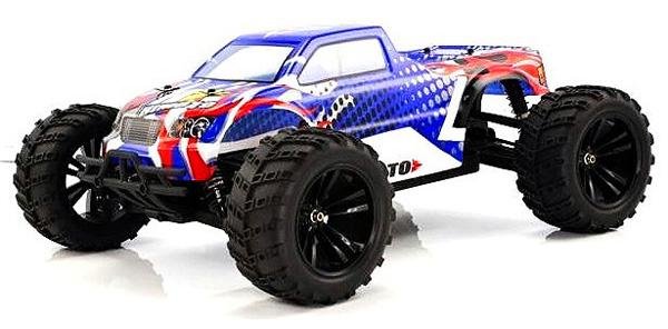 Радиоуправляемая машина монстр Himoto Iron Track Bowie, Brushless 4WD RTR масштаб 1:10 2.4G - E10MTL|31806