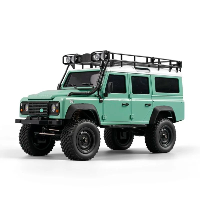 Конструктор для сборки внедорожника MN Model Defender (зеленый) 4WD масштаб 1:18 2.4G - MN-111K|GREEN