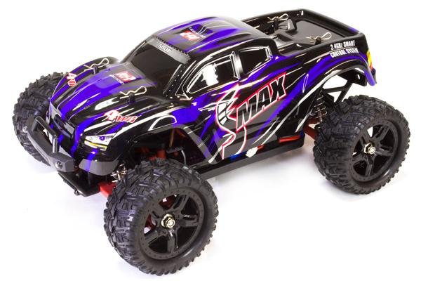 Радиоуправляемый монстр Remo Hobby SMAX UPGRADE 4WD 2.4G 1/16 RTR RH1631UPG-BLUE