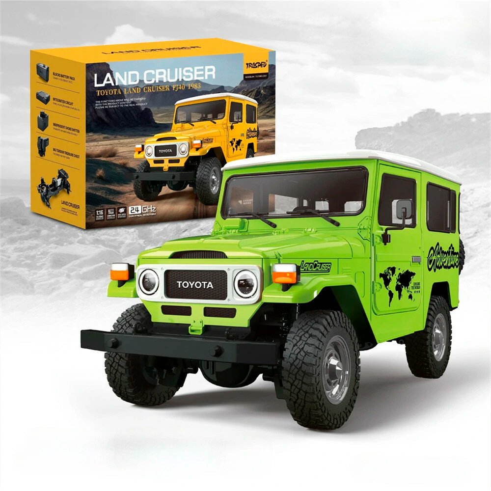 Радиоуправляемая машина внедорожник HG HG4-50 TRASPED RTR 1/16 2.4G 4WD (TOYOTA Land Cruiser FJ40 1983) - HG4-50-G