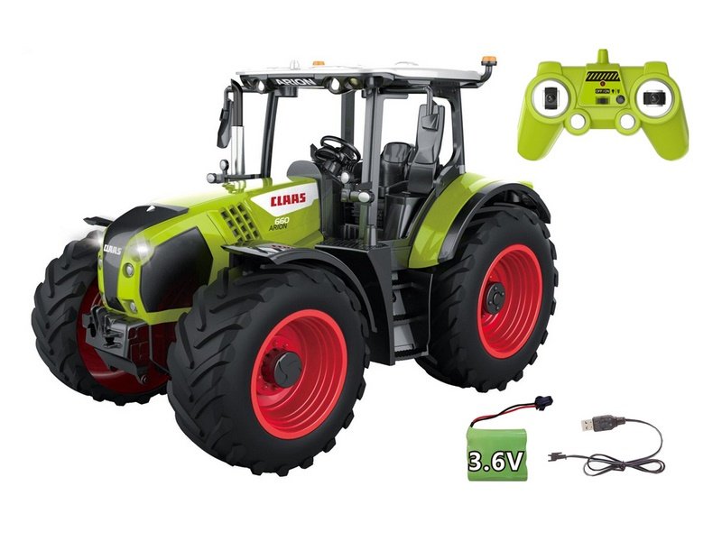 Радиоуправляемый трактор Double Eagle CLAAS ARION 660 1/24 2.4G RTR E684-003