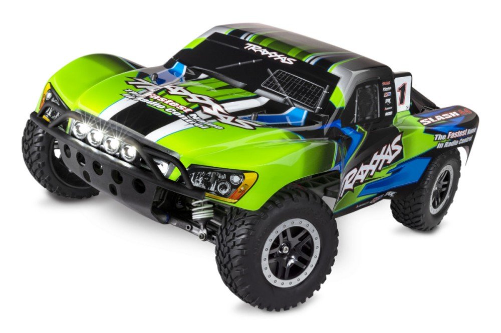 Радиоуправляемая машина шорт корс TRAXXAS Slash 4x4 1:10 4WD - TRA68054-61-G