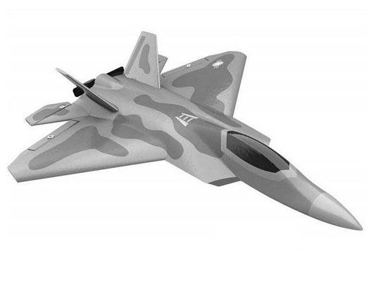 Радиоуправляемый самолет Volantex RC F22 2.4G 4ch RTF - EXA76107R