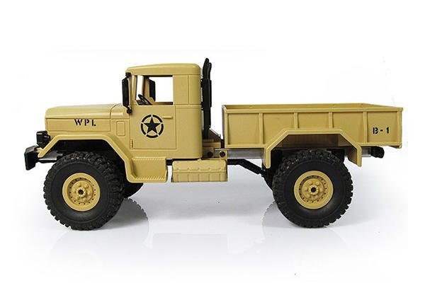 Радиоуправляемый грузовик WPL Military Truck 4WD 1:16 Песочный WPLB-14-Yellow