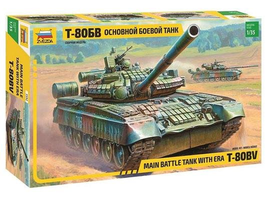 Модель Сборная ZVEZDA Основной боевой танк Т-80БВ, 1:35