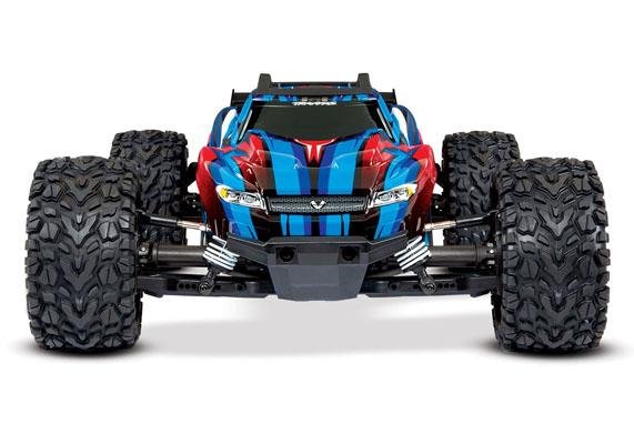 Радиоуправляемая трагги Traxxas Rustler 4X4 VX TSM 4WD 1:10 - TRA67076-4-BL