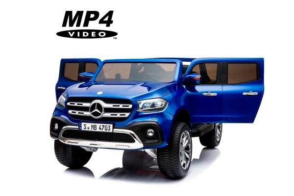 Детский электромобиль Mercedes-Benz X-Class 4WD MP4 - XMX606-BLUE-PAINT-MP4