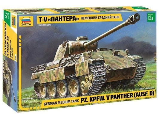 Модель сборная ZVEZDA Немецкий танк Т V "Пантера", 1:35