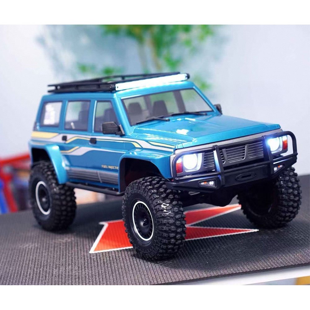 Радиоуправляемая модель трофи Yikong 4107 PRO V2 crawler Patrol Y60 (Hydro blue) 4WD ARTR масштаб 1:10 2.4G - YK-4107PRO-V2-HB