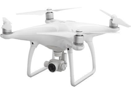 Квадрокоптер Phantom 4 с дополнительным аккумулятором