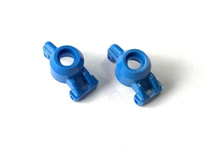 Капролоновые задние ступицы для Remo Hobby 1/16, синие, тюнинг (2 шт) - CP-2513-B / для моделей RH1631/RH1635 монстров, трагги, багги и шорт корсов