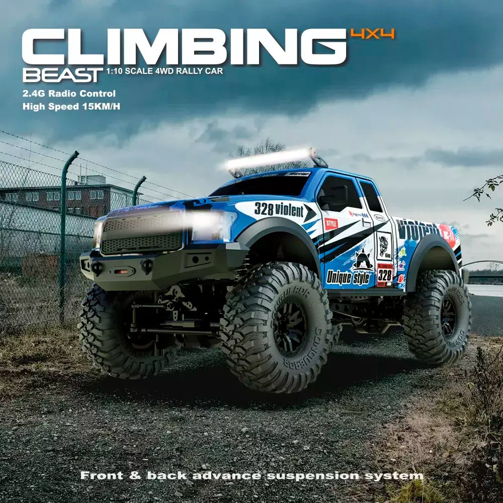 Радиоуправляемая машина краулер Huang Bo 4WD RTR масштаб 1:10 2.4G - HB-ZP1010