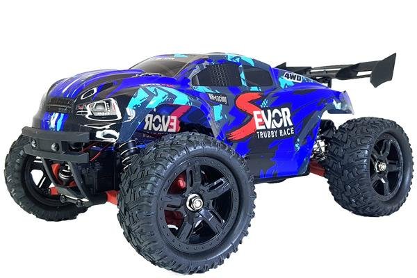 Радиоуправляемая трагги Remo Hobby S EVO-R Brushless UPGRADE 4WD 2.4G 1/16 RTR RH1665UPG-BLUE