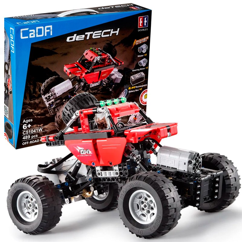 Радиоуправляемый конструктор CADA deTech Off-Road Crawler (489 деталей) C51041W