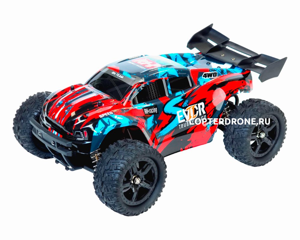 Радиоуправляемая машинка трагги Remo Hobby S EVO-R 4WD 2.4G 1/16 RTR RH1661-RED