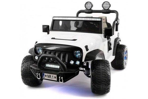 Детский электромобиль Jeep Wrangler White 2WD - SX1718-S