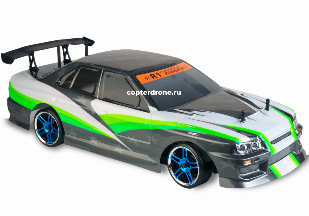 Радиоуправляемая машина для дрифта HSP Flying Fish 1 4WD RTR 1:10 2.4G 94123|12337 Skyline R34