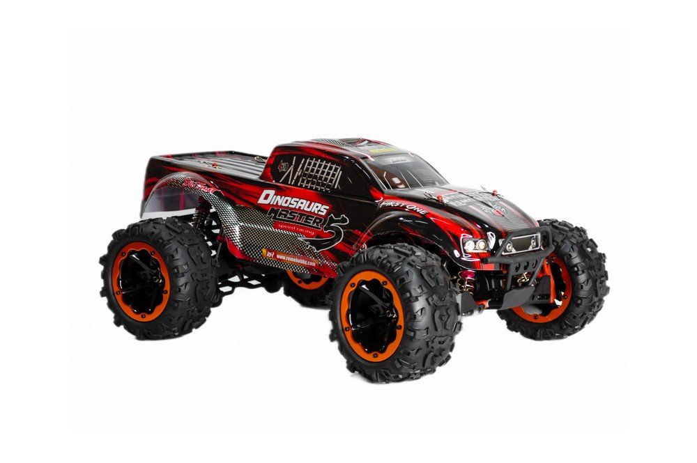 Радиоуправляемый монстр Remo Hobby Dinosaurs Master Brushless (красный) 4WD 2.4G 1/8 RTR RH8036-RED