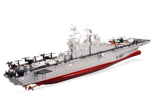 Радиоуправляемый корабль Heng Tai десантный Wasp 2.4G 1/350 HT-3833B