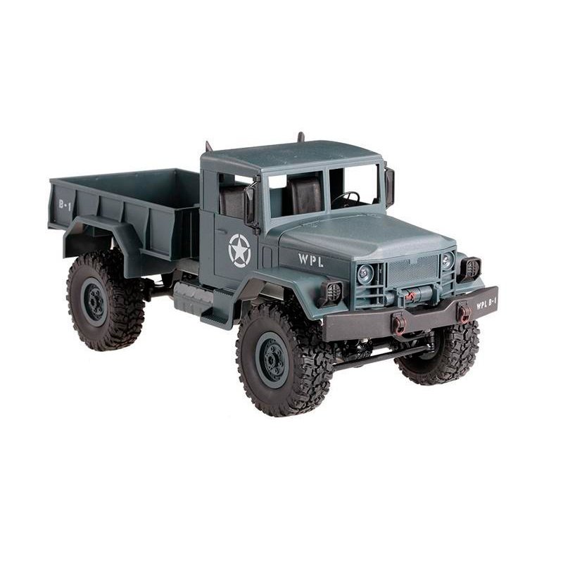 Конструктор краулер WPL Military Truck масштаб 1:16 KIT - WPLB-14K-Blue